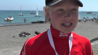 420 sailors Annabell Cattermole & Bryony Bennett-Lloyd and Laser Radial Sailor Tom Williams