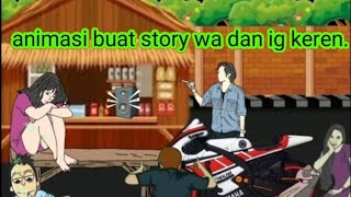 Download lagu animasi story wa keren//nongkrong diwarung kopi mp3