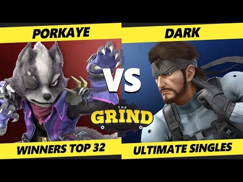Smash Ultimate Tournament - DaRk (Snake) Vs. Porkaye (Wolf) The Grind 99 SSBU Winners Top 32