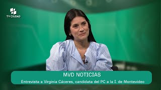 MVD Noticias - Entrevista a Virginia Cáceres, candidata a intendenta por el Partido Colorado | TV Ciudad