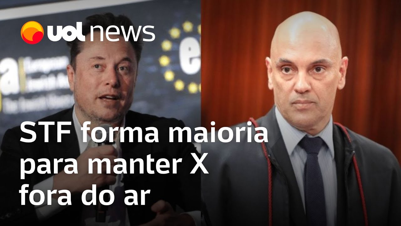 Twitter/X fora do ar: Dino e Zanin votam com Moraes, e STF forma maioria para manter suspensão