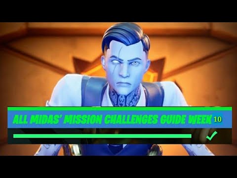 Fortnite All 'Midas' Mission' Part 2 (Week 10) Challenges Guide - Chapter 2 Season 2