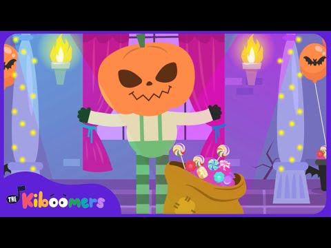 The Great Halloween Candy Chase | Spooky Fun Songs for Kids | The Kiboomers