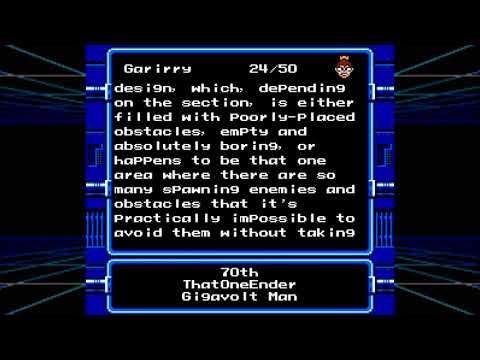 Make a Good Mega Man Level 2 Blind Run - Pt 7.5 - Rush Gigavolt Talk