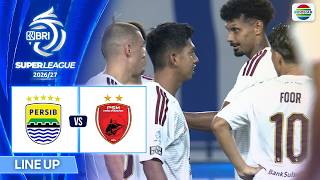 Download lagu Persib Bandung VS PSM Makassar -  Line Up & Kick Off | BRI Super League 2026/27 mp3