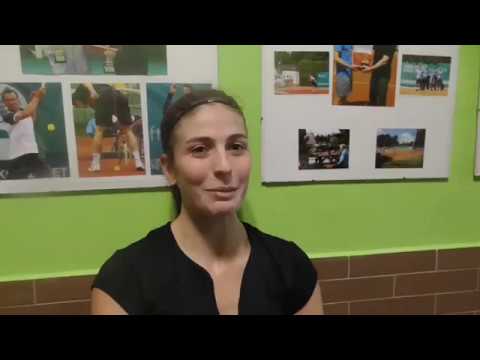 Tereza Jankovská po výhře ve finále kvalifikace Jablonec Indoor Open 2017