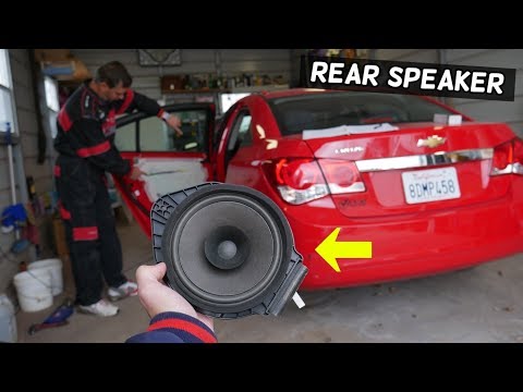 CHEVROLET CRUZE REAR DOOR SPEAKER REMOVAL REPLACEMENT. REAR SPEAKER NOT WORKING ON CHEVY CRUZE