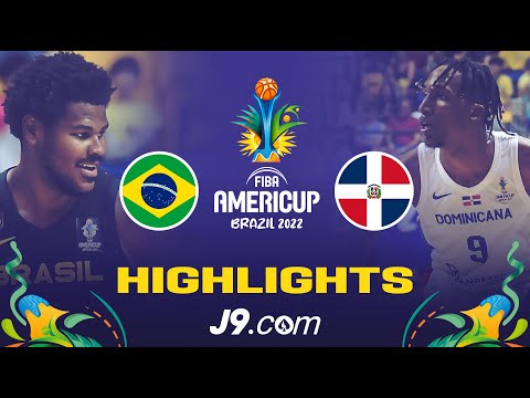 Brazil 🇧🇷 - Dominican Republic 🇩🇴 | Game Highlights - FIBA #AmeriCup 2022
