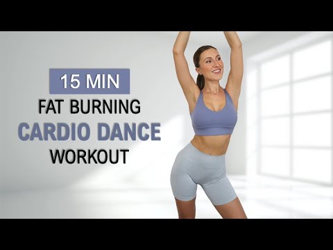 15 MIN FAT BURNING CARDIO DANCE WORKOUT | Full Body , No Repeat, Super Fun + Sweaty,