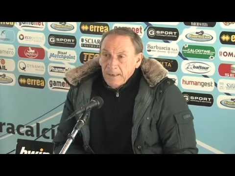 Conferenza stampa del Tecnico Zdenek Zeman prima della gara contro il Modena