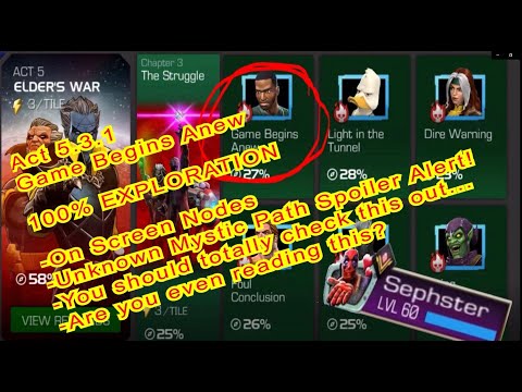 Act 5.3.1 - Game Begins Anew - 100% Exploration - Mordo Boss - MCOC