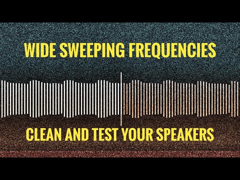 Clean, dry, and test your speakers - powerful Eurorack Oscillator sweeping frequencies