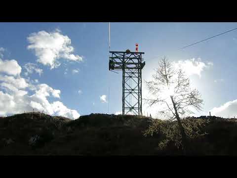 Lauenen - Stierentungel Luftseilbahn Bergfahrt 2022 Seilbahn téléphérique cable car