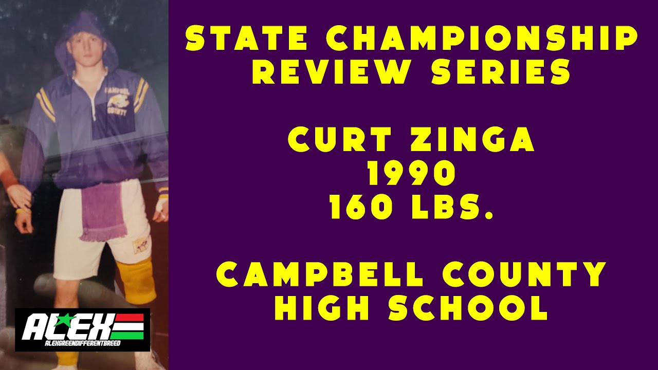 State Wrestling Championship match review w/ Curt Zinga (Campbell County; 1990 160 lbs.)