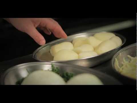 Signature Dish 'Lancashire Cheese, Potato & Onion Pie' at The Clarmont Hotel, Blackpool