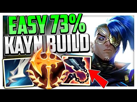EASY 73% WIN RATE KAYN BUILD TURNS HIM S+ TIER! | Kayn Season 12 Jungle Guide League of Legends
