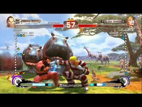 Super Street Fighter IV AE2012 - DataMat (Cody) Vs Ixion90 (Dan)