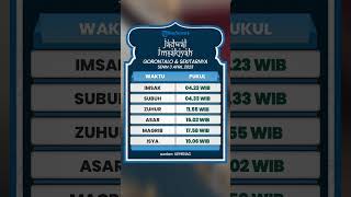 Jadwal Salat dan Imsakiyah Wilayah Gorontalo dan Sekitarnya, Senin 3 April 2023