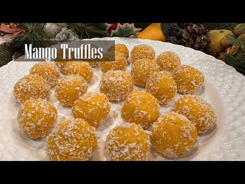 Mango Truffles || 3 Ingredients Mango Delight || Mango Coconut Dessert Recipe -RKC