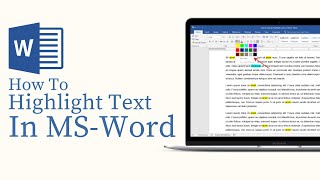 How To Highlight Text in MS-Word