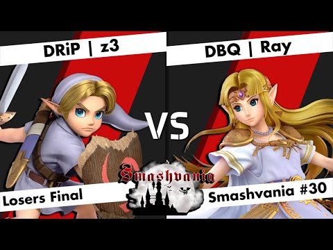 DRiP | z3 (Young Link) vs DBQ | Ray (Zelda) - LF - Smashvania #30