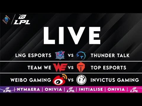 LNG vs TT | WE vs TES | WBG vs IG LPL 2025 Live Summer | LPL English W6D6 with Nymaera & Initialise