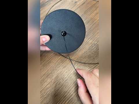 Фиксатор троса с наружной резьбой М10х1 диаметр 2 мм белый