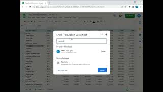 How to password protect Google Sheets