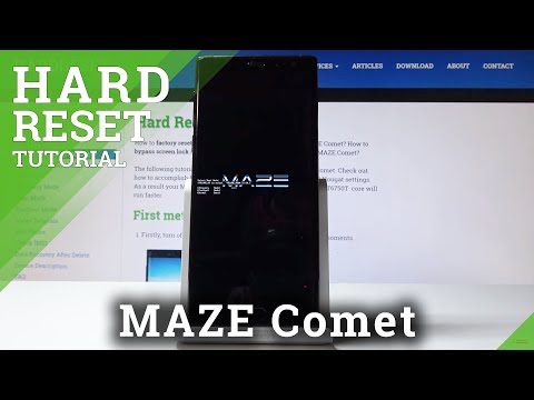 How to Hard Reset Maze Comet - Bypass Screen Lock
