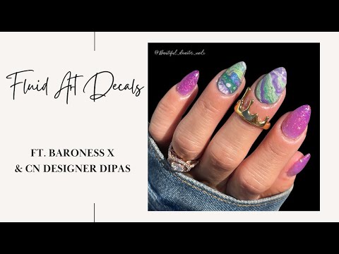 Fluid Art and Dip Powder | Ft  CN Designer Dips
