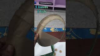 5 loaves 2 fish craft making video #craft #sundayschool #christiankids