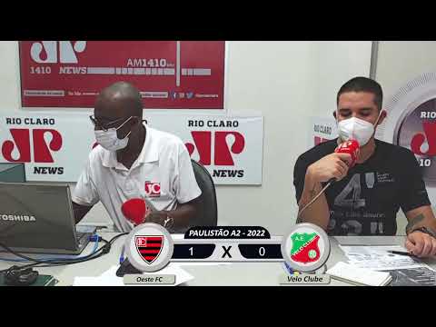 Oeste X Velo Clube - Série A2 - Jovem Pan News Rio Claro