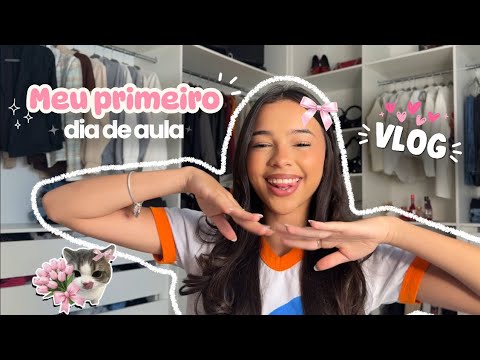 MY FIRST DAY OF SCHOOL // VLOG🩷✨