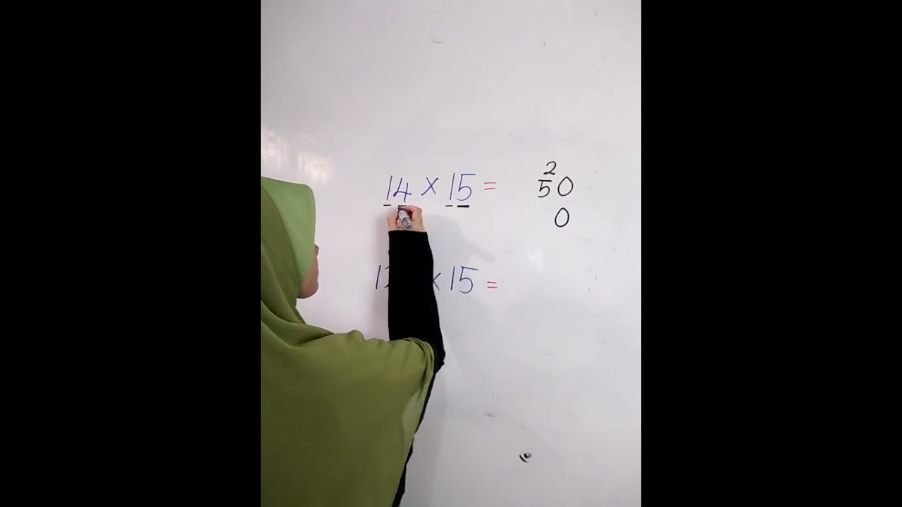 cikgusitimathsaulad   Darab Terus 2 Digit #CikguSitiMathsAulad #MathsAuladShare