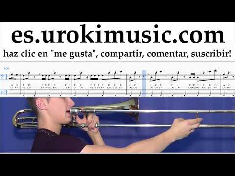 Tutorial de Trombón Imagine Dragons - Thunder Clases Notas um-i927