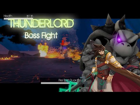 Thunderlord - Boss Fight vs the Fire Spirit Guardian (Bowser) [Prototype]
