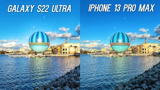 Samsung Galaxy S22 Ultra 5G vs Apple iPhone 13 Pro Max Camera Video Test Comparison