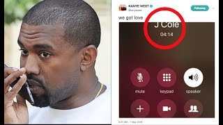 Kanye West Gets J.Cole On The Phone To Discuss Cole Alleged Dislike For "False Prophet"