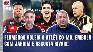 "É ESPETACULAR VER O FLAMENGO DO JARDIM JOGAR!!! É DISPARADO o..." 4 a 0 no ATLÉTICO-MG é EXALTADO!