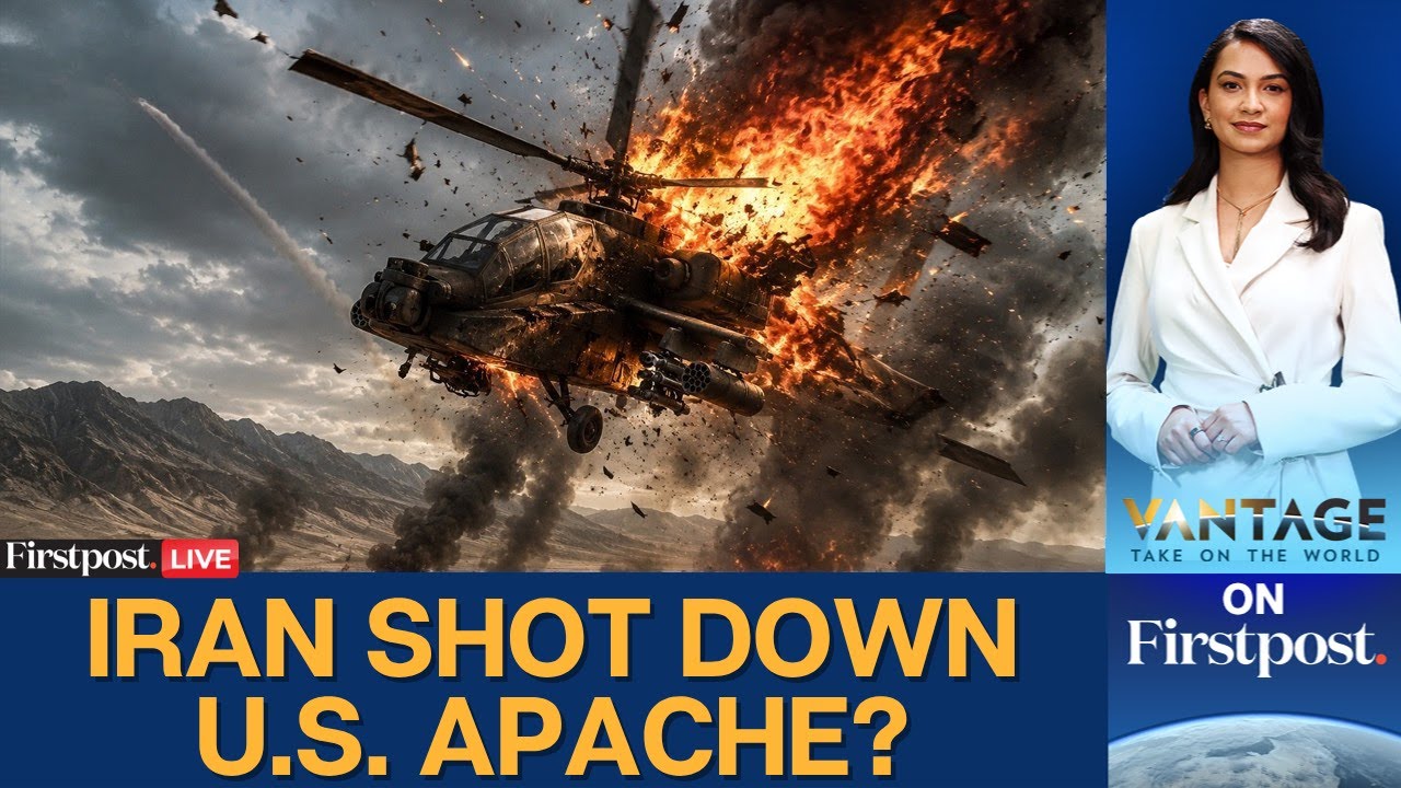 US Apache Downed in Hormuz: How Iran Is Bleeding Trump's Military Dry | Vantage LIVE