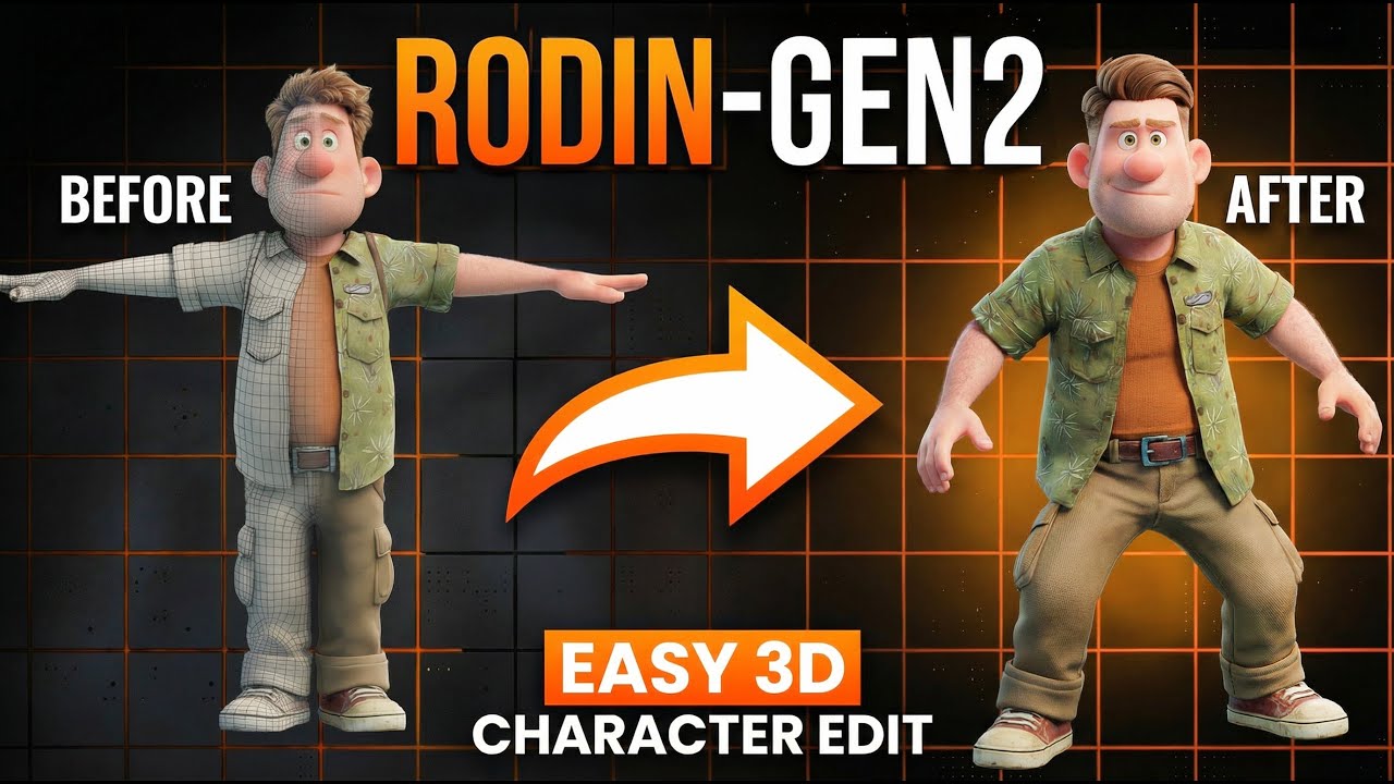 Is THIS The Nano-Banana Moment for 3D AI? (Rodin Gen-2 Edit)