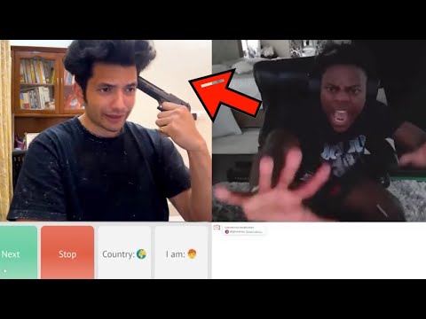 Gun Prank On @IShowSpeed | IshowSpeed Omegle | Omegle Harsh