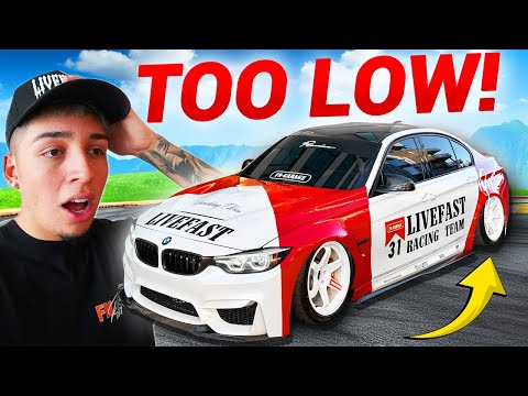 I SLAMMED My BMW M3CS to the GROUND... Now Its UNDRIVABLE! (Coilover Install)