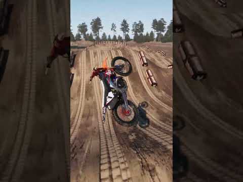 CRASHING IN MOTOCROSS THE GAME!