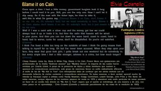 Blame It on Cain - Elvis Costello