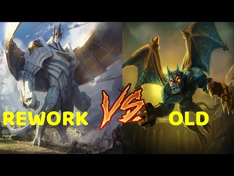 New Galio vs Old Galio Montage (Rework Galio) Lol old montage