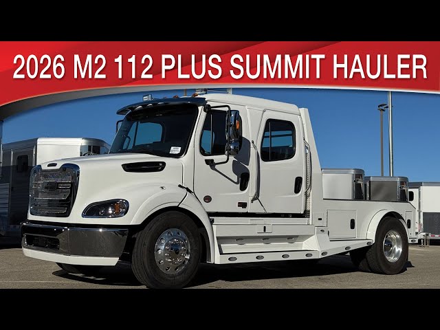 Preview image of 525 Horsepower 2026 Freightliner M2 112 Plus Summit Hauler Custom Medium Duty Hauler youtube video