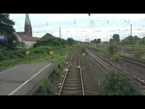 Train cab ride; Oberhausen-Sterkrade - Hamm (Westf.) Hbf (20240725)