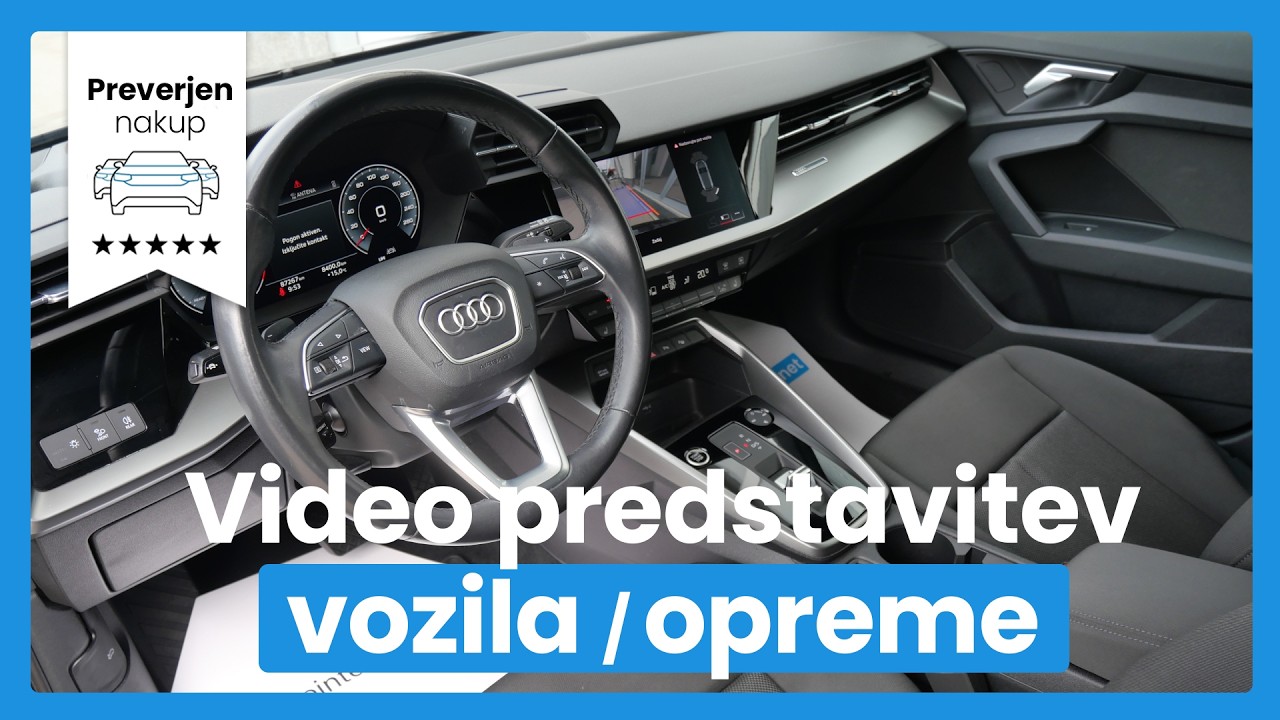 Audi A3 Sportback 35 TDI S tronic - SLOVENSKO VOZILO