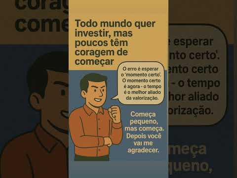 O erro de quem começa tarde!#shorts  #hidrolandia #goias #goiania #aparecidadegoiania #Investimento